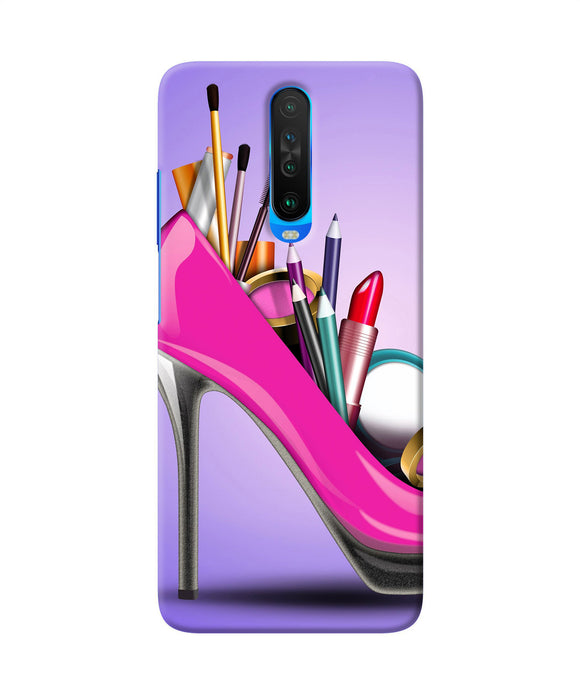 Makeup Heel Shoe Poco X2 Back Cover