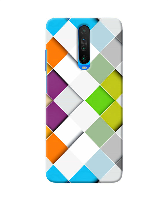Abstract Color Box Poco X2 Back Cover