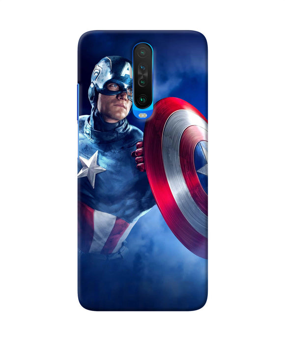 Captain America On Sky Poco X2 Back Cover