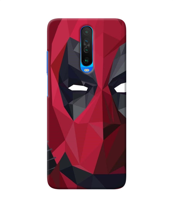 Abstract Deadpool Half Mask Poco X2 Back Cover
