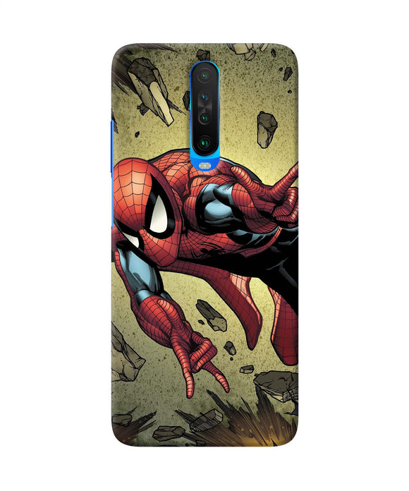 Spiderman On Sky Poco X2 Back Cover