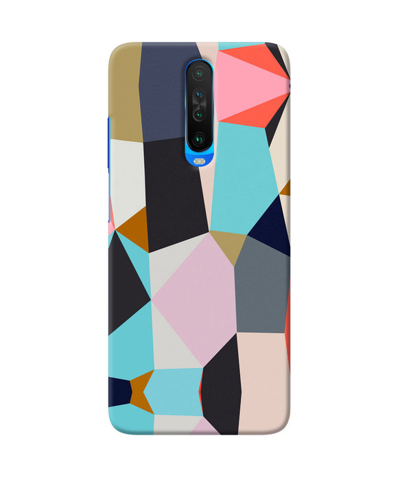 Abstract Colorful Shapes Poco X2 Back Cover