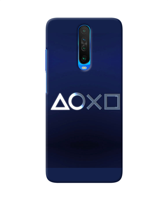 Aoxo Logo Poco X2 Back Cover