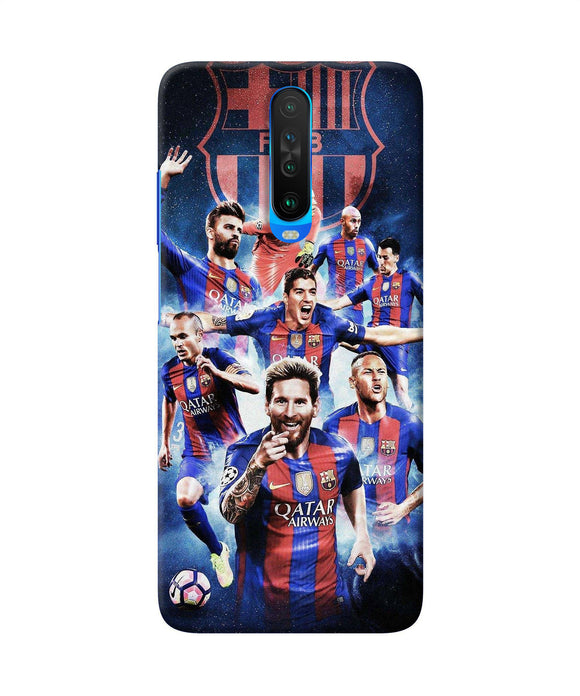 Messi Fcb Team Poco X2 Back Cover
