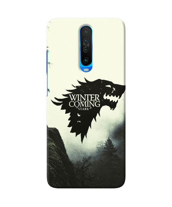 Winter Coming Stark Poco X2 Back Cover