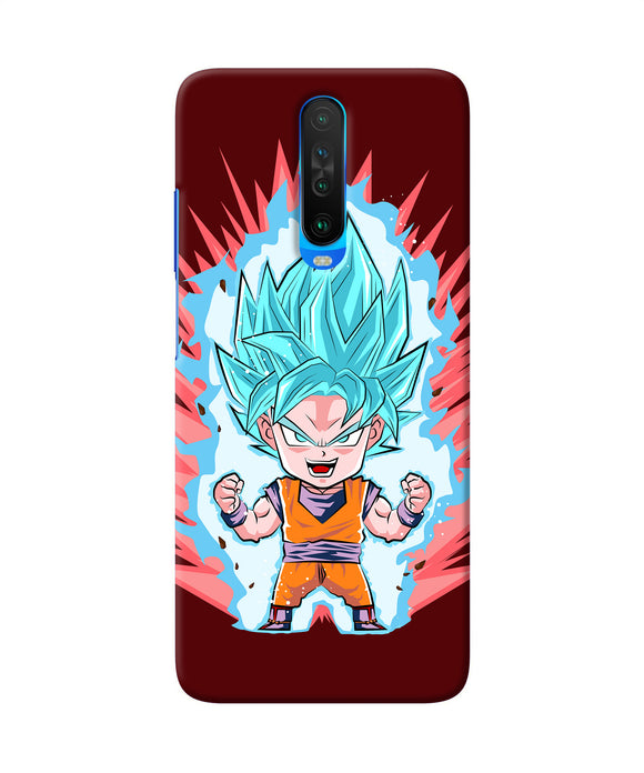 Goku Little Character Poco X2 Back Cover
