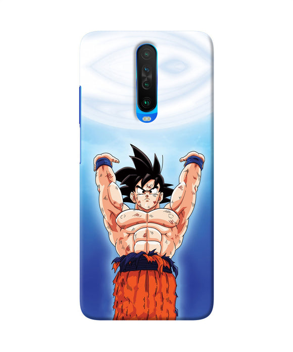 Goku Super Saiyan Power Poco X2 Back Cover