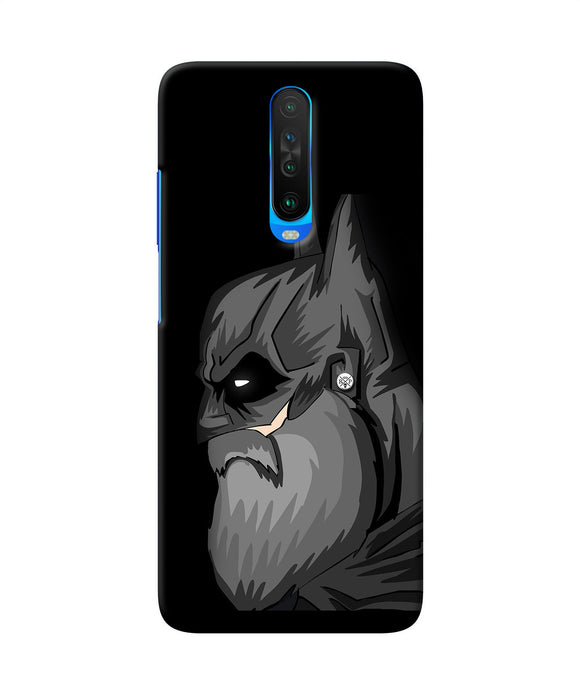 Batman with beard Poco X2 Back Cover