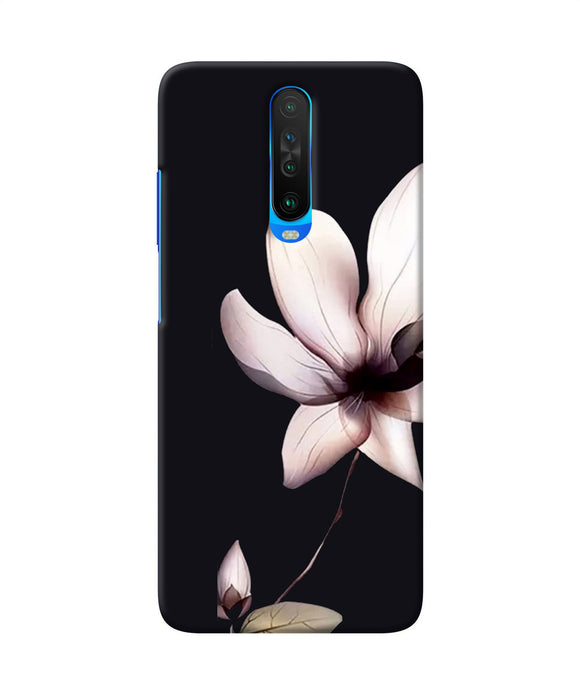 Flower White Poco X2 Back Cover