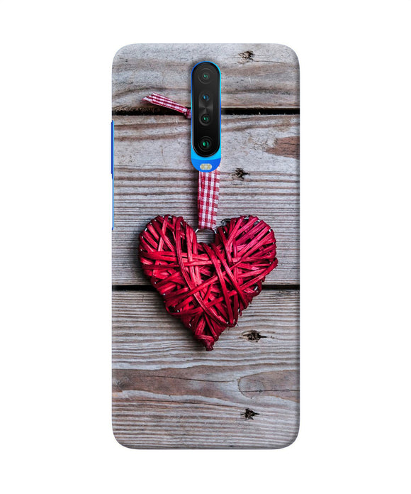 Lace Heart Poco X2 Back Cover