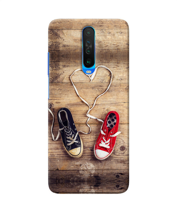 Shoelace Heart Poco X2 Back Cover