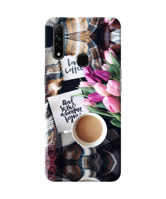 Love Coffee Quotes Oppo A31 Back Cover