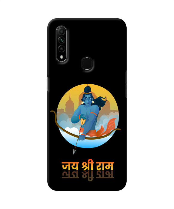 Black Jay Shree Ram Oppo A31 Back Cover