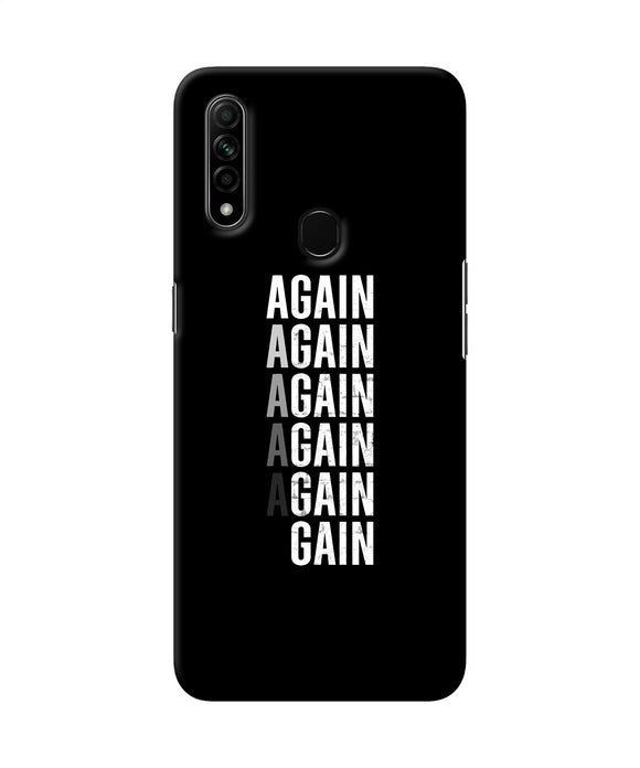 Again Again Gain Oppo A31 Back Cover