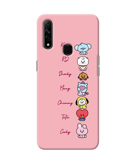 BTS names Oppo A31 Back Cover