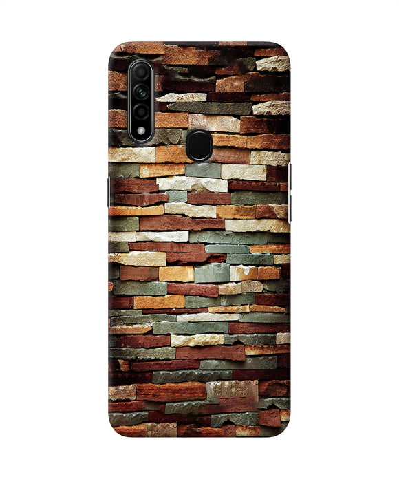 Bricks Pattern Oppo A31 Back Cover
