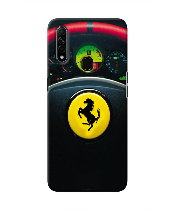 Ferrari Steeriing Wheel Oppo A31 Real 4D Back Cover