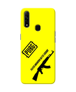 PUBG AKM Gun Oppo A31 Real 4D Back Cover