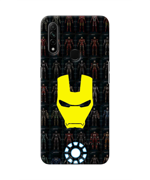 Iron Man Suit Oppo A31 Real 4D Back Cover