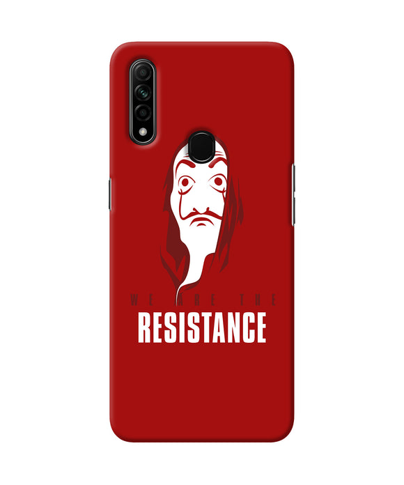Money Heist Resistance Quote Oppo A31 Back Cover