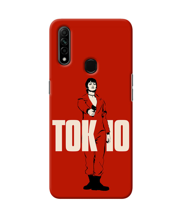 Money Heist Tokyo With Gun Oppo A31 Back Cover