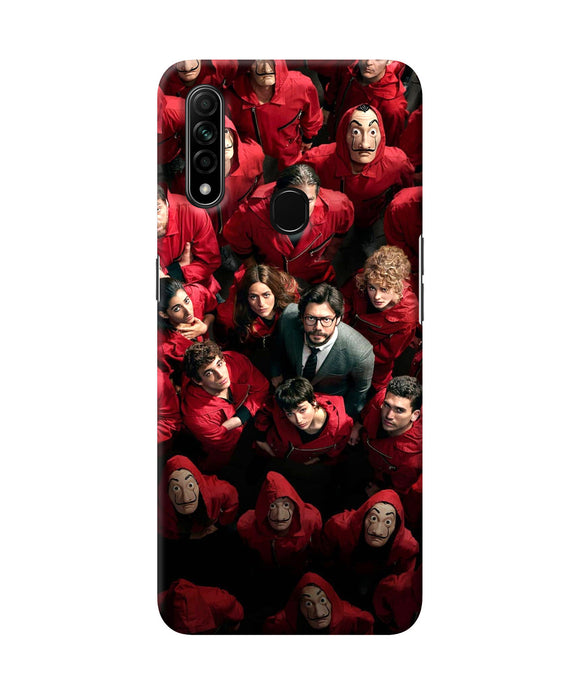 Money Heist Professor with Hostages Oppo A31 Back Cover