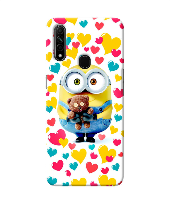 Minion Teddy Hearts Oppo A31 Back Cover