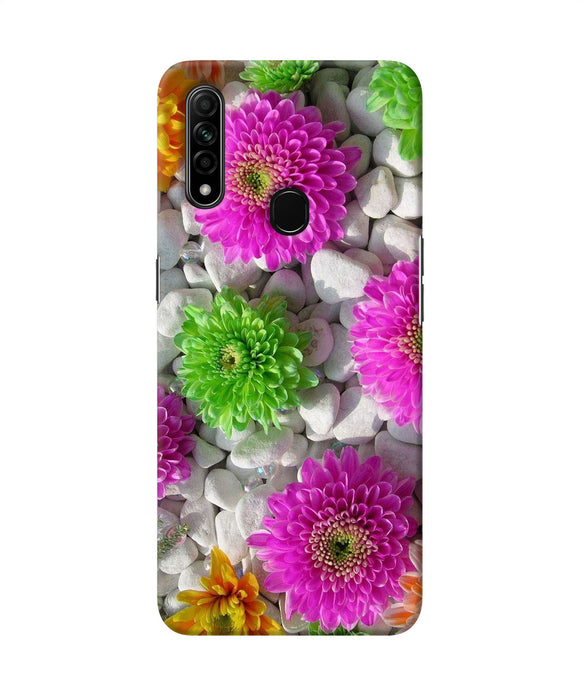 Natural Flower Stones Oppo A31 Back Cover
