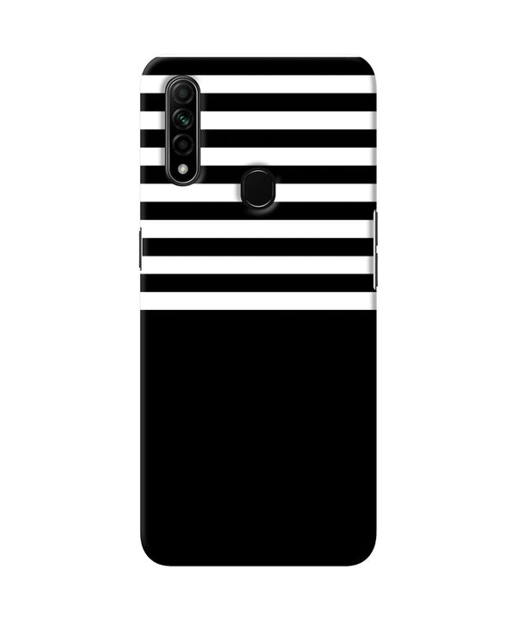 Black And White Print Oppo A31 Back Cover