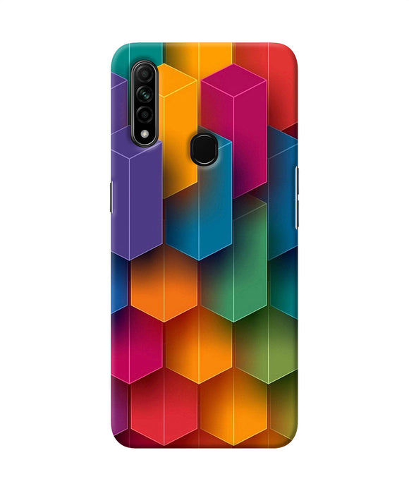 Abstract Rectangle Print Oppo A31 Back Cover