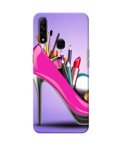 Makeup Heel Shoe Oppo A31 Back Cover