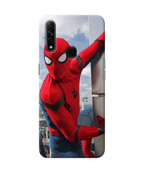 Spiderman On The Wall Oppo A31 Back Cover