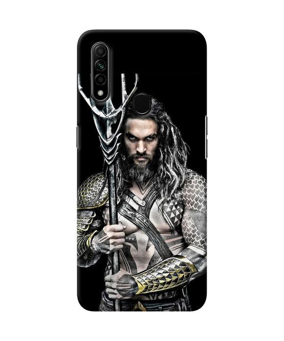 Aquaman Trident Black Oppo A31 Back Cover