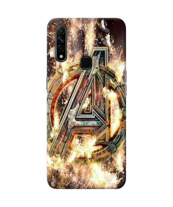 Avengers Burning Logo Oppo A31 Back Cover