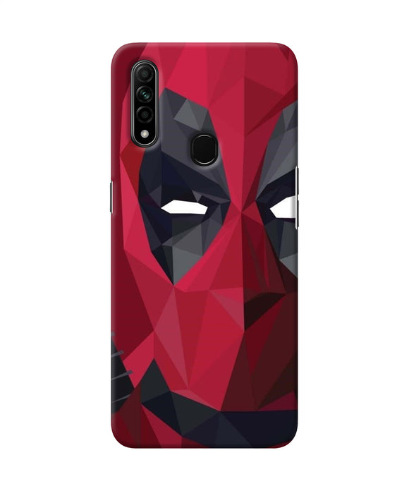 Abstract Deadpool Half Mask Oppo A31 Back Cover