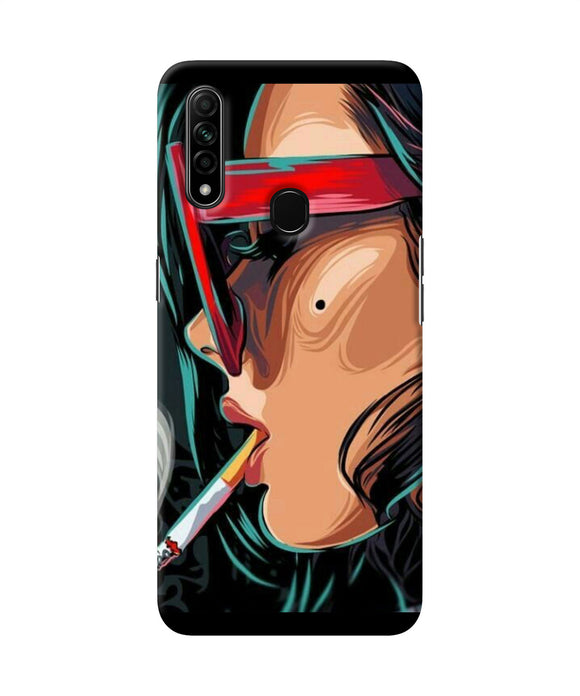 Smoking Girl Oppo A31 Back Cover