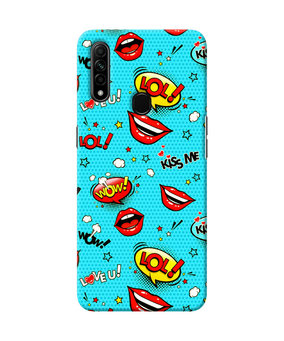 Lol Lips Print Oppo A31 Back Cover