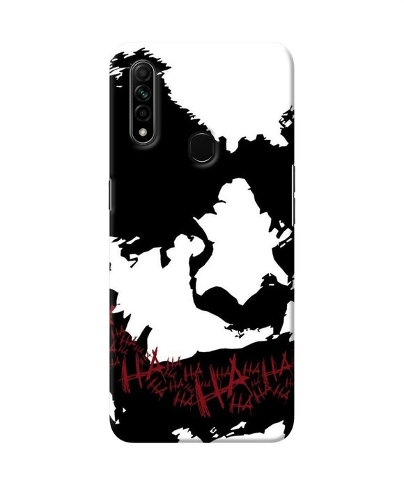 Black And White Joker Rugh Sketch Oppo A31 Back Cover