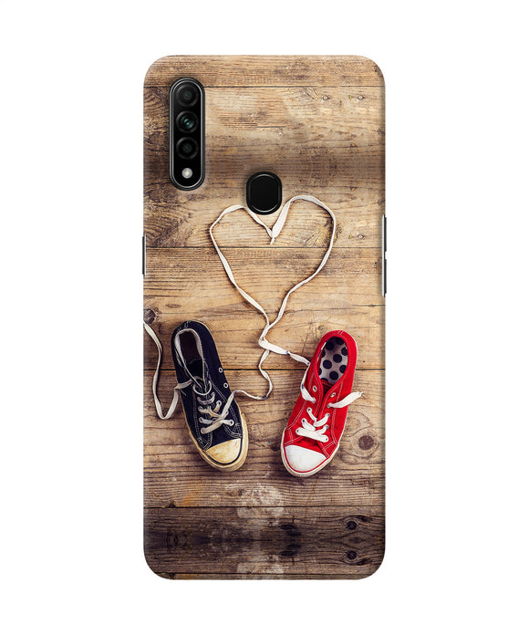 Shoelace Heart Oppo A31 Back Cover