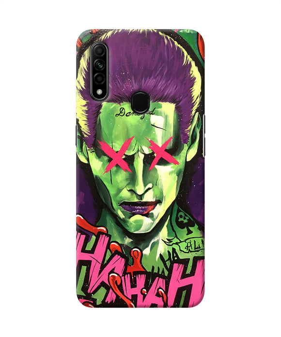 Damaged Joker Anim Oppo A31 Back Cover