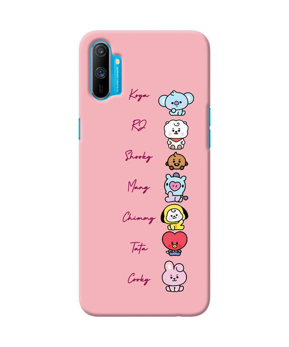 BTS names Realme C3 Back Cover