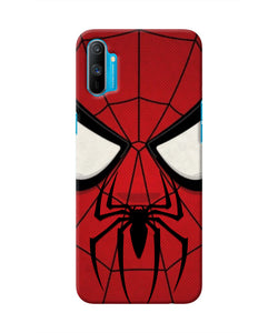 Spiderman Face Realme C3 Real 4D Back Cover