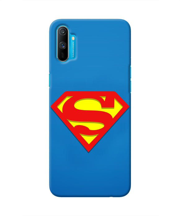 Superman Blue Realme C3 Real 4D Back Cover