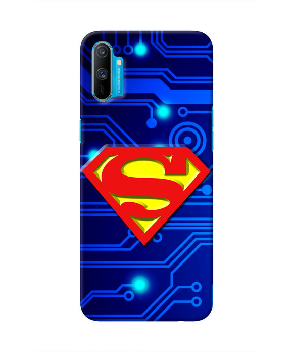 Superman Abstract Realme C3 Real 4D Back Cover