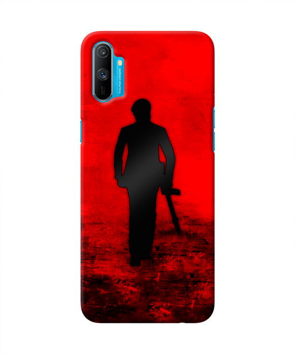 Rocky Bhai with Gun Realme C3 Real 4D Back Cover