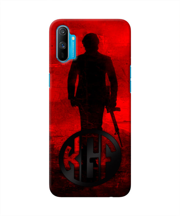 Rocky Bhai K G F Chapter 2 Logo Realme C3 Real 4D Back Cover