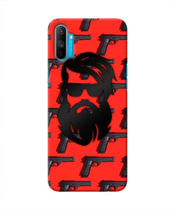 Rocky Bhai Beard Look Realme C3 Real 4D Back Cover