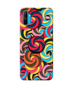 Spiral Pattern Realme C3 Pop Case