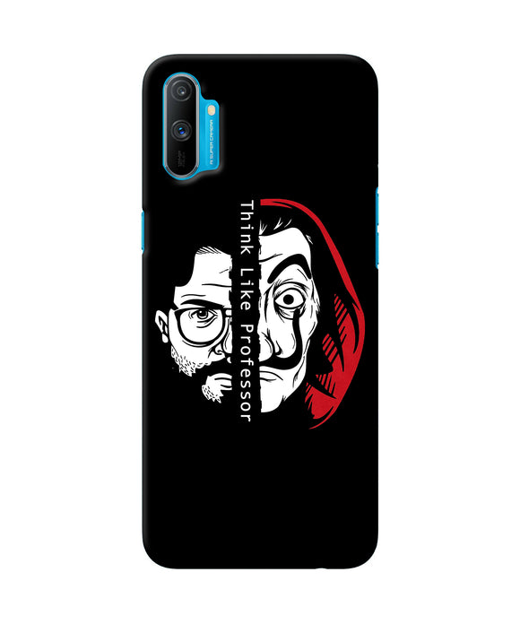 Money Heist Think Like Professor Realme C3 Back Cover