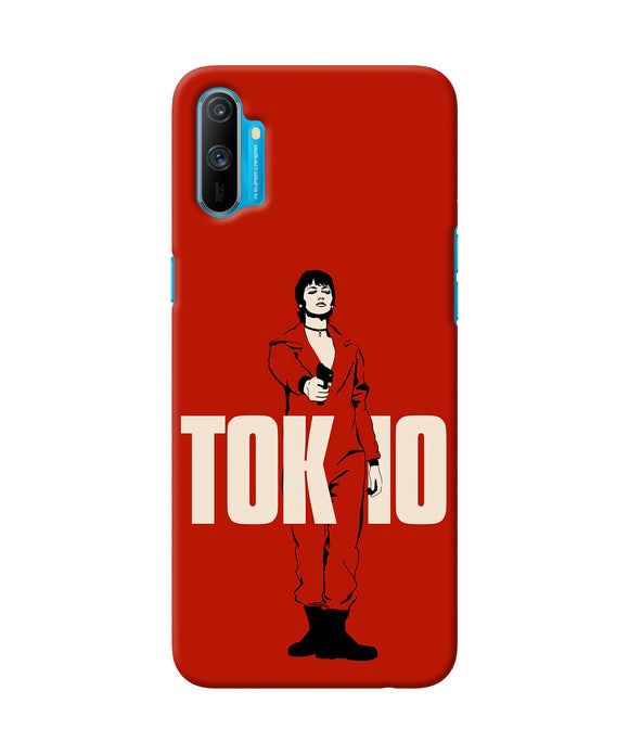 Money Heist Tokyo With Gun Realme C3 Back Cover